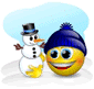 Schneemann Smilies (5) Smiley – Schneemann